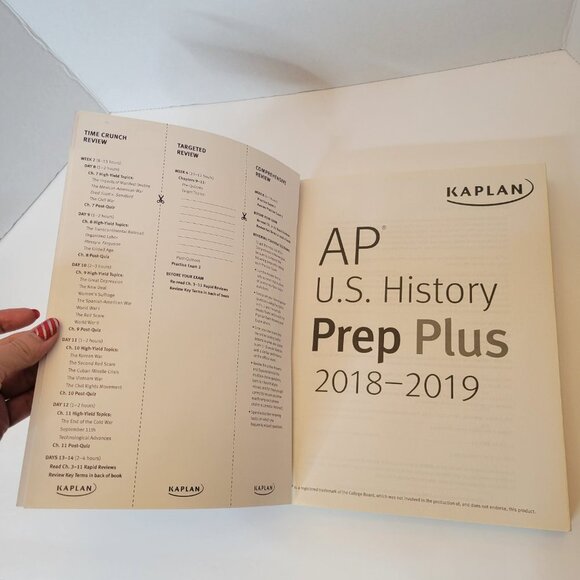 Kaplan AP U.S. History Prep Plus 2018-2019 - Picture 4 of 9